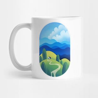 House on a Hill Mug